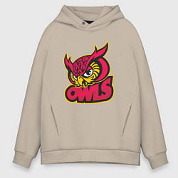 Мужское худи оверсайз Team owls