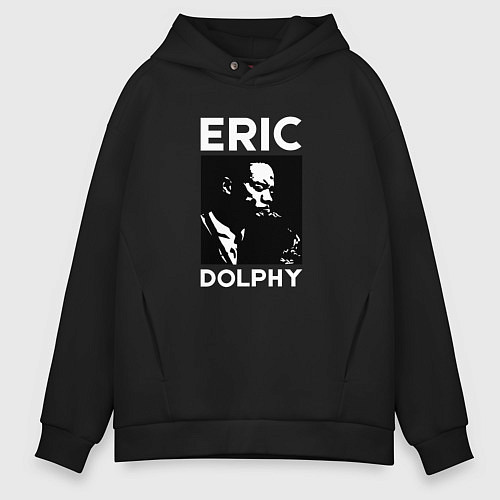 Мужское худи оверсайз Tribute to Eric Dolphy / Черный – фото 1