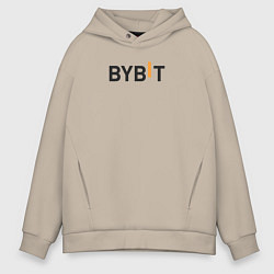 Толстовка оверсайз мужская Bybit, цвет: миндальный
