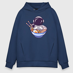 Мужское худи оверсайз Ramen spaceman