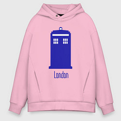 Мужское худи оверсайз Tardis - London