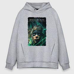 Толстовка оверсайз мужская Senua - Game Hellblade, цвет: меланж
