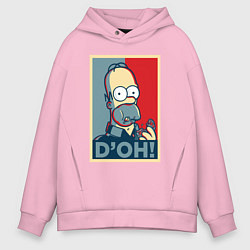 Мужское худи оверсайз Homer with donut