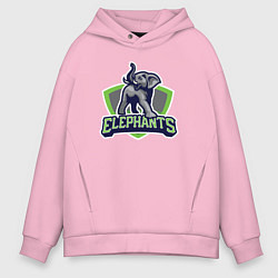Мужское худи оверсайз Elephants