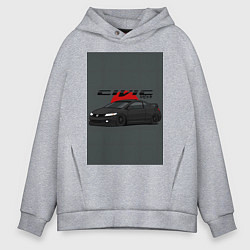 Толстовка оверсайз мужская Honda Civic, цвет: меланж