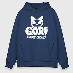 Мужское худи оверсайз Goro cuddly carnage logo