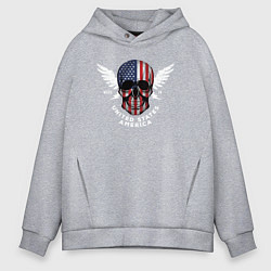 Толстовка оверсайз мужская Made in United States, цвет: меланж