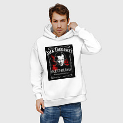 Толстовка оверсайз мужская Jack Torrance, цвет: белый — фото 2
