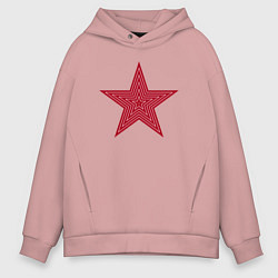 Мужское худи оверсайз USSR red star