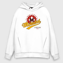 Толстовка оверсайз мужская Molndal hockey, цвет: белый