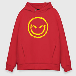 Мужское худи оверсайз Evil smile