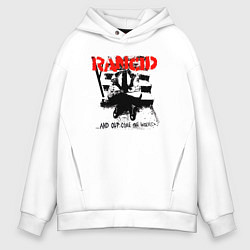 Мужское худи оверсайз Rancid and out come the wolves