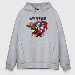 Мужское худи оверсайз Friday Night Funkin - Happy New Year