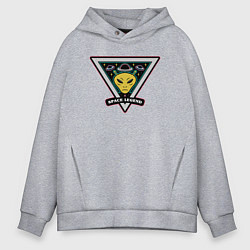 Толстовка оверсайз мужская Космическая легенда, цвет: меланж