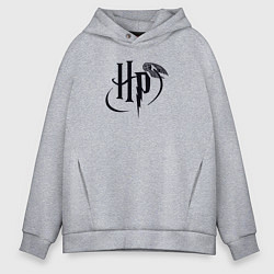 Мужское худи оверсайз Harry Potter logo
