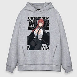Мужское худи оверсайз Chainsaw Man - Makima