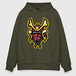 Мужское худи оверсайз Samurai face