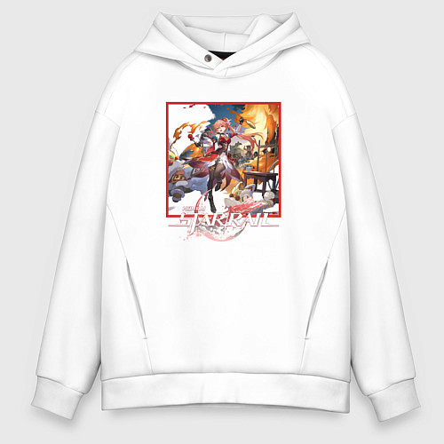 Мужское худи оверсайз Гуйнайфэнь / Белый – фото 1