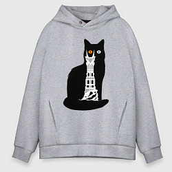 Толстовка оверсайз мужская Око Котоурона, цвет: меланж