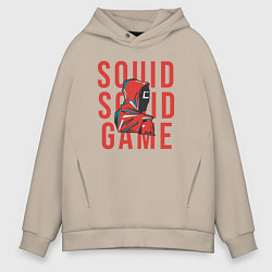 Мужское худи оверсайз Squid squid game