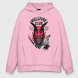 Мужское худи оверсайз Hellfire club demon