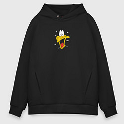 Толстовка оверсайз мужская Daffy, цвет: черный