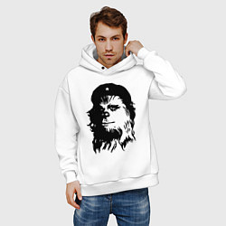 Толстовка оверсайз мужская Star wars - Chewie Guevara, цвет: белый — фото 2