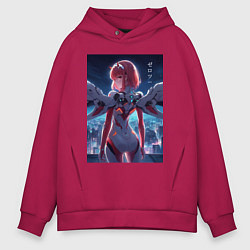 Мужское худи оверсайз Zero two - Darling in the Franxx - cyberpunk