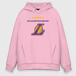 Мужское худи оверсайз Lakers championship