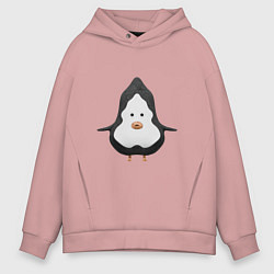 Мужское худи оверсайз Cartoon penguin character