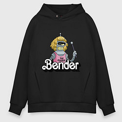 Толстовка оверсайз мужская Gender Bender, цвет: черный