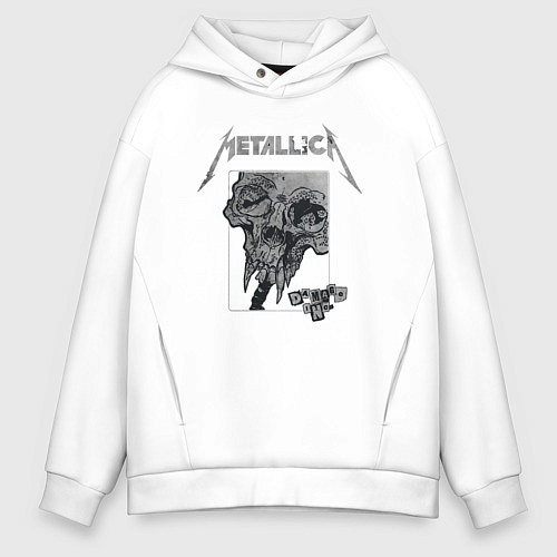 Мужское худи оверсайз Metallica The Unforgiven / Белый – фото 1