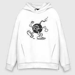 Мужское худи оверсайз Bomb anarchy