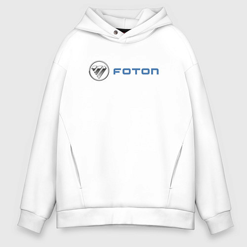 Мужское худи оверсайз Foton / Белый – фото 1