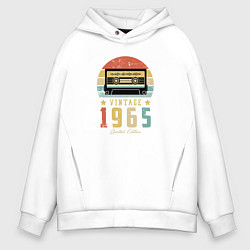 Толстовка оверсайз мужская Винтаж 1965, цвет: белый