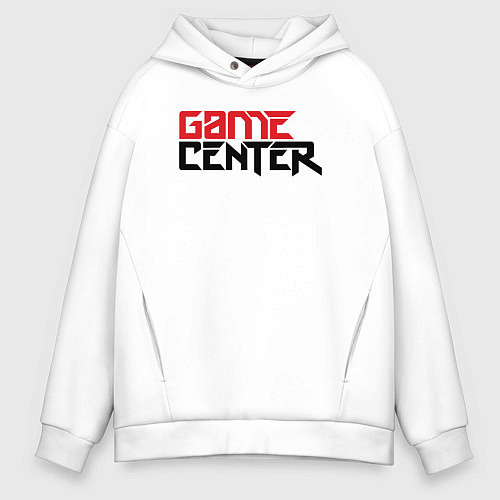 Мужское худи оверсайз Игровой центр / Белый – фото 1