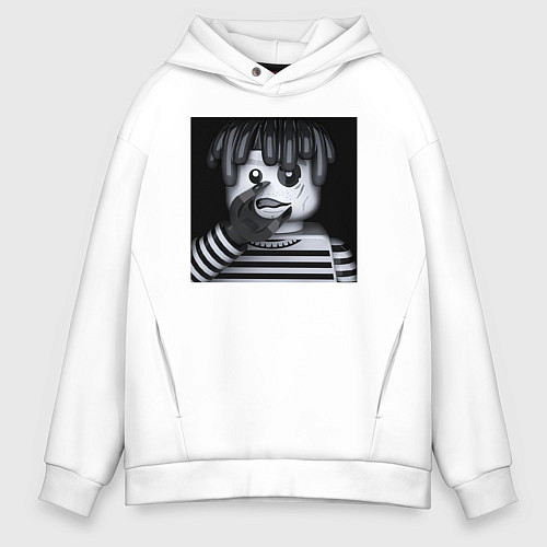 Мужское худи оверсайз Denzel curry / Белый – фото 1