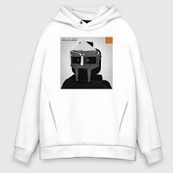 Толстовка оверсайз мужская Mf Doom, цвет: белый