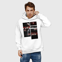 Толстовка оверсайз мужская Ранкер который живёт второй раз, цвет: белый — фото 2