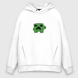 Толстовка оверсайз мужская Kriper MeatBoy, цвет: белый