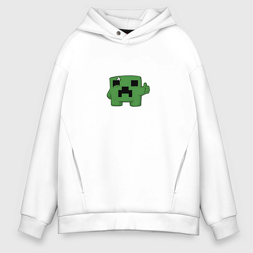 Мужское худи оверсайз Kriper MeatBoy / Белый – фото 1