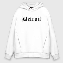 Мужское худи оверсайз Detroit Michigan - USA