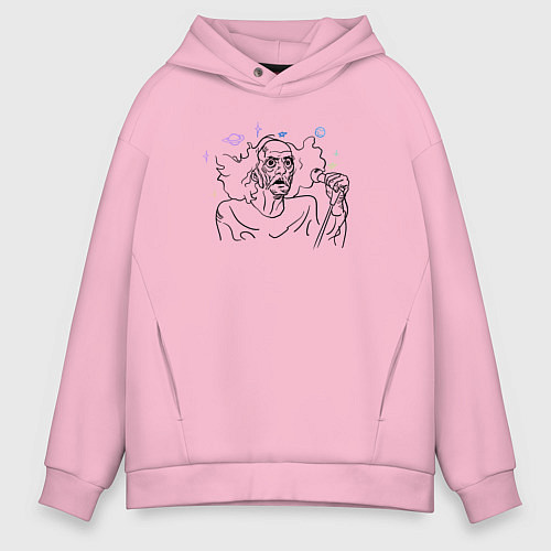 Мужское худи оверсайз Бобби Либлинг - мем / Светло-розовый – фото 1