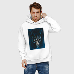 Толстовка оверсайз мужская Donnie Darko, цвет: белый — фото 2