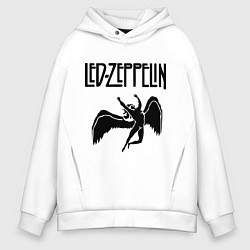 Мужское худи оверсайз Led Zeppelin