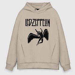 Мужское худи оверсайз Led Zeppelin