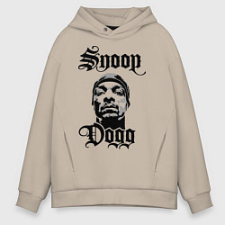 Мужское худи оверсайз Snoop Dogg Face