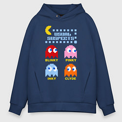 Мужское худи оверсайз Pac-Man: Usual Suspects