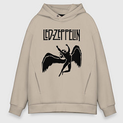 Мужское худи оверсайз Led Zeppelin Swan