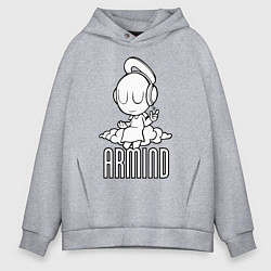 Толстовка оверсайз мужская Armind, цвет: меланж